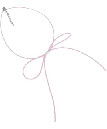 Oralgo Stylish Loop Trailer Necklace | Unique Pearl & Acrylic Design for Everyday Elegance & Parties - Buy Online on GoSupps.com