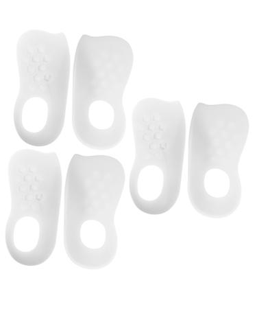 NOLITOY 3 Pairs Flat Foot Insoles Arch Insoles Pad Arch Support O Type Leg Shoe Inserts O Type Leg Insoles O/x Practical Foot Pad Foot Care White Man Foot Pads