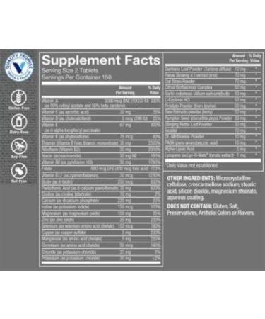 The Vitamin Shoppe Men's Multivitamins - Antioxidant & Prostate Health Support (300 Tablets) - Buy Online on GoSupps.com