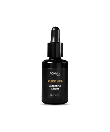 AOKLabs - Baobab Oil Day and Night Facial Serum I Powerful Anti-aging Serum enriched with vitamins for the daily care of all skin types I Regenerates moisturizes and nourishes your skin I 30 ml