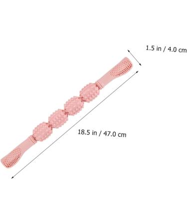 Healeved 3-Piece Yoga Stick Deep Tissue Massage Roller | Hand-held Muscle Roller & AB Roll for Optimal Recovery | Eco-Friendly Massage Accessories | 47x4x4cm - Buy Online on GoSupps.com