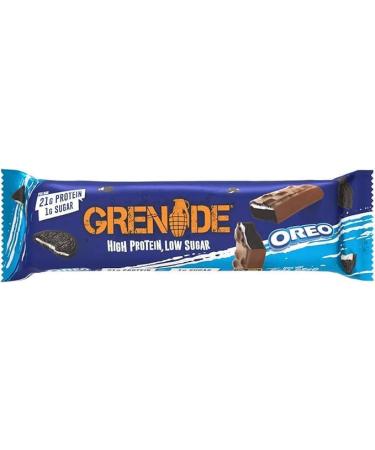 Grenade Oreo | CARB KILLA OREO Real Pieces High Protein Bar | low sugar | High in Protein | Delicious Flavour | 12 x 60g - Buy Online on GoSupps.com