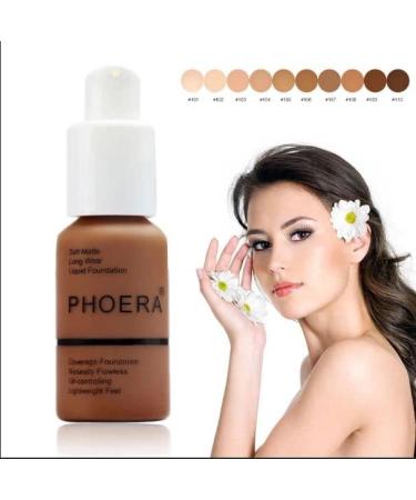 Oil Control Matte Foundation 30ml - Full Coverage Long Lasting Makeup for Women & Girls - Smooth Finish Concealer - 101 Porcelain 30.00 ml - Buy Online on GoSupps.com