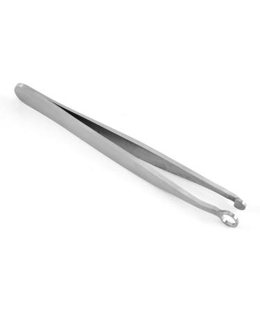 Universal Stainless Steel Nose Hair Trimmer & Eyebrow Tweezers - Precision Facial Grooming Scissors for Men & Women - Buy Online on GoSupps.com