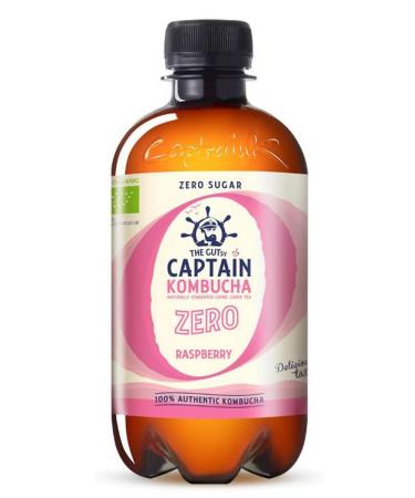 Kombucha with storage without cold (sugar-free raspberry 400 ml) Without sugar raspberry 400 ml
