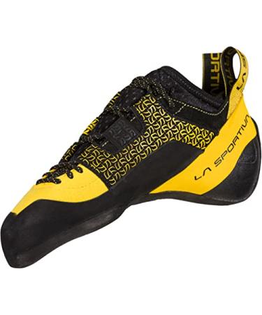 La Sportiva Mens Katana Lace Rock Climbing Shoes 10 Yellow/Black