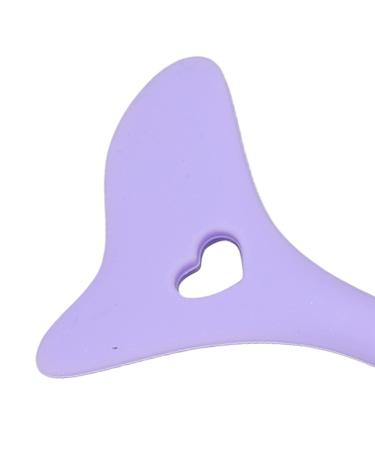 Reusable Silicone Eyeliner & Eyebrow Stencil Set with Cream Applicator - Purple - Buy Online on GoSupps.com