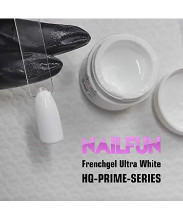 Buy NAILFUN Frenchgel ULTRA WHITE 15ml - High Coverage UV & LED Gel Nail - HQ-Prime-Series - Fast International Shipping - Buy Online on GoSupps.com