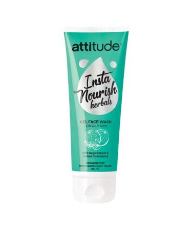 Attitude Insta Nourish Herbals Gel Face Wash for Oily Skin 100ml