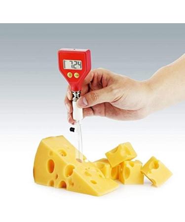 Portable Glass Electrode PH Meter 0.00 14.00pH Water Food Cheese Milk Oil Soil Bread Aquaculture Hydroponics PH Tester - Buy Online on GoSupps.com
