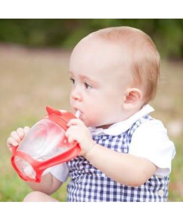 Lollaland Weighted Straw Sippy Cup for Baby - Made in USA | Shark Tank Product | Lollacup (Red) with Straw Replacement Pack - Buy Online on GoSupps.com