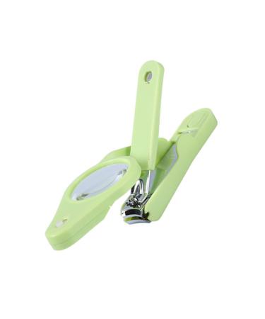 FRCOLOR 1pc Nail Clippers Puppy Nail Nail Clipper with Magnifier Fingernails Clippers Cuticle Clippers Pet Claw Clippers Pet Nail Clipper Cat Claw Man Scissors Stainless Steel Large 15*4.5*1.6cm Green