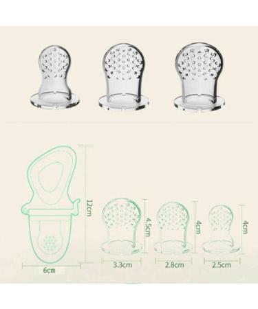 Baby Food Feeder - Fresh Fruit Pacifier & Teether with 3 Silicone Sacs - Buy Online on GoSupps.com