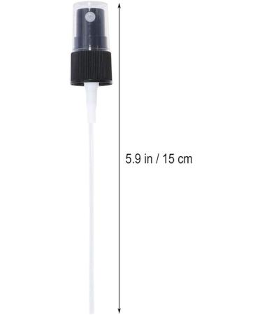 Minkissy 50ml Fine Fog Pump Spray Attachment for Glass Bottles - Black Replacement Lid for Perfume & Liquid - International Shipping Available - Buy Online on GoSupps.com