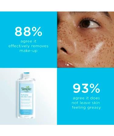 Simple Water Boost Hydrating Micellar Water Soothing Makeup Remover For Dry and Sensitive Skin 400 ml & Simple Water Boost Skin Quench Gel Face Cream 50 ml - Buy Online on GoSupps.com
