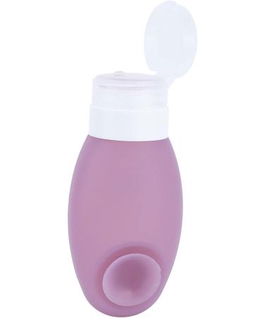 Travel Squeeze Bottle - Innovative Travel Bottle with Suction Cup Portable Silicone Cosmetic Storage Bottle for Outdoor (Purple) - Buy Online on GoSupps.com
