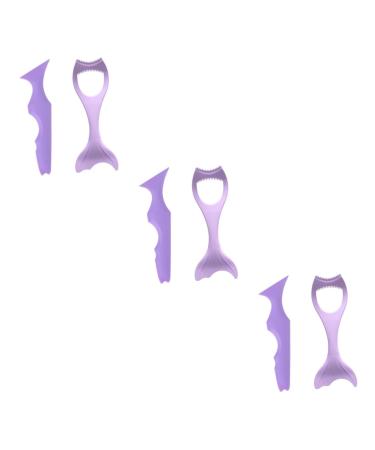 POPETPOP 6 Pcs Lash Tool Ladies Suits Mascara Guard Make up Aid Tools Applicator Miss Third Gear Eyelash Comb 15x5.7cmx3pcs