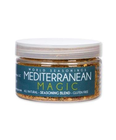 Mediterranean Diet - Non-GMO - Mediterranean Seasoning - Mediterranean Spice Blend - Turkish Spices - Gluten Free Seasoning - World Seasonings - MEDITERRANEAN MAGIC 1 Count (Pack of 1)