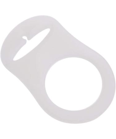 GLASSNOBLE Pacifier Clip Set - 5 Pack Luminous Silicone Baby Pacifier Holder Adapter Rings | Multicolor | International Shipping - Buy Online on GoSupps.com