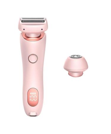 SilkGlide Pro - 2024 Best Silk Glide Razor Livora Electric Razor Beautibloom Razor Silk Glide Epilator Painless Hair Removal at Home 2 in 1 Electric Shaver Razors for Women (Pink)