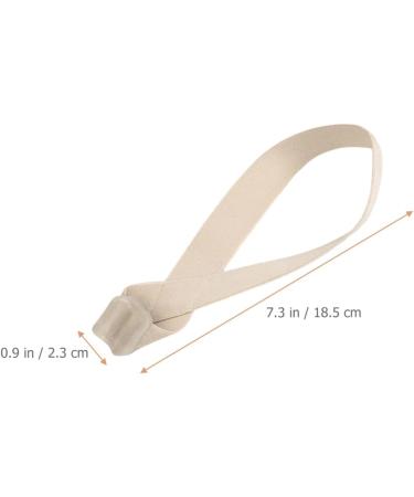 Minkissy Pedicure Kit - Bunion Corrector Orthopedic Splint for Big Toe Straightening and Bunion Relief - Foot Brace Support for Nail Techs - 2pcs Set - 18.5x2.3cm - Buy Online on GoSupps.com