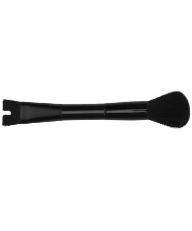 NOLITOY Nose Contour U-shaped Makeup Brush 2-in-1 Precision Duo Contour Brush Dual-end Concealer Brush for Sculpting The Nose Black