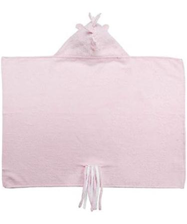 All Kids United Eco-Friendly 100% Cotton Baby Hooded Towel - Soft & Absorbent Pink Bath Towel for Babies & Children | 76 x 60 cm - Buy Online on GoSupps.com