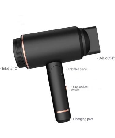 Cordless Hair Dryer Dryer Hair Mini Hair Dryer Dryer Heating and Cool with 2 Speeds Rechargeable Battery Hair Dryers Lightweight Hairdryer for Women Outdoor Hair Dryer - Buy Online on GoSupps.com
