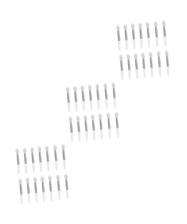 MAGICLULU 3 Sets Lip Gloss Brush Lip Scrub Brush Applicator Lip Scrubber Lip Brush Exfoliating Makeup Lip Applicator Wands Nose Silica Gel Makeup Tools Mini Miss White