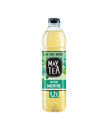 MAYTEA - Infusion glac e la menthe - 1.2L - Rafra chissement naturel et sain pour l' t - Boisson rafra chissante aux saveurs de la ment - Lot De 4 - Vendu Par Lot