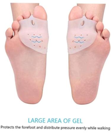Bunion Corrector with Gel Toe Straightener - Pain Relief Silicone Toe Spacer for Athletes, Dancers, and Yoga Practitioners - Buy Online on GoSupps.com