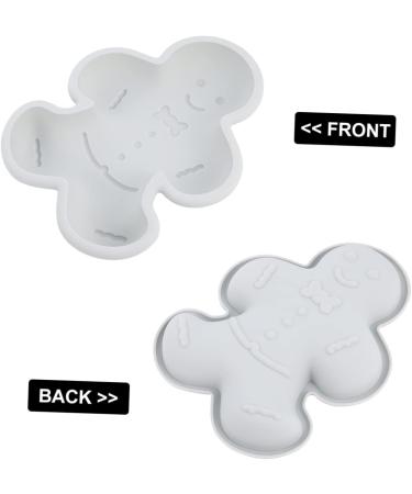 TEHAUX 4 Pcs Silicone Mold Candy Molds Silicone Bakeware Christmas Baking Pan Cupcake Mold Fudge Self Made 21.2X16.4X3CMx2pcs Assorted Color 1x2pcs - Buy Online on GoSupps.com