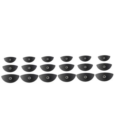 FOMIYES 18 Pcs Makeup Silicon Eye Shadow Stamp Eye Shadow Stamp Crease Tool Die Make up