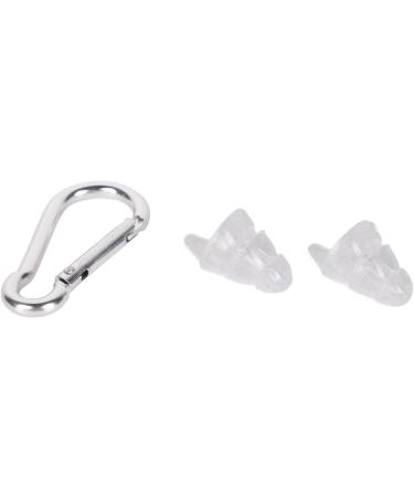 Earplugs 3-Layer Structure Comfortable Liquid Silicone Closure Umbrella Shaped Noise Canceling Earplug with Filter for Indoor (Transparent Stone Pattern) - Buy Online on GoSupps.com