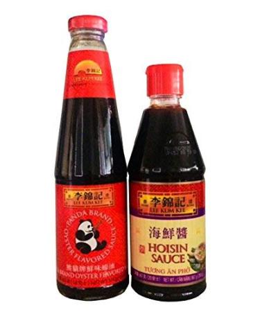 Lee Kum Kee Oyster Sauce and Lee Kum Kee Hoisin Sauce Bundle 2 Piece Assortment