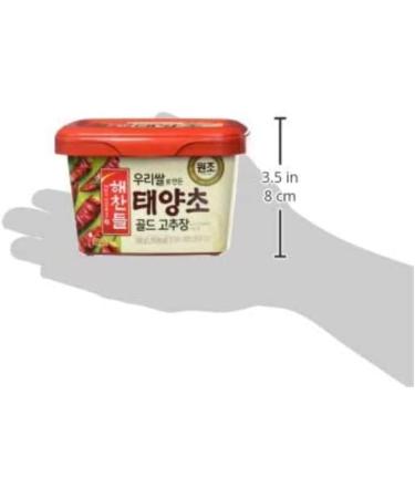 SPICEHUB CJ Haechandle Medium Hot Chilli Pepper Paste (Square) Gochujang Brown 500 g - Buy Online on GoSupps.com