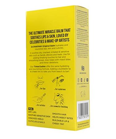 Dr. Pawpaw Multi-Purpose Balm | Fragrance-Free Balm for Lips, Skin, Hair, Cuticles, Nails | Nude Collection | 25 ml - Buy Online on GoSupps.com