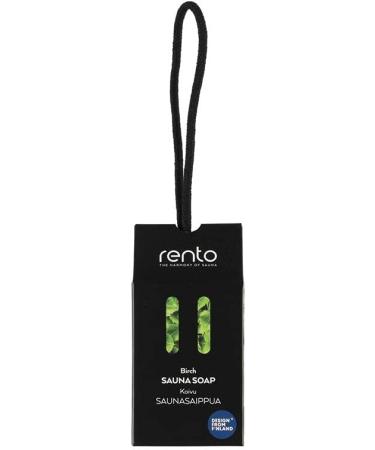 Rento Vegetable Oil-Based Sauna Soap 150g with Jute Ribbon (Birch) - Natural & International Shipping - Buy Online on GoSupps.com