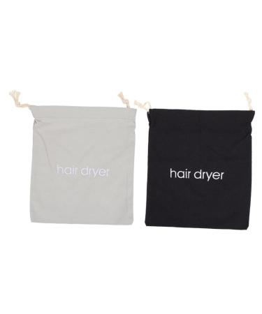 Healeved 2pcs Hair Dryer Storage Bag Hair Dryer Carrying Bags Travel Hair Dryer Bag Drawstring Bags Hair Blower Bag Outdoor Hair Dryer Bags Anti-scratch Bags Hair Dryer Receive Bag