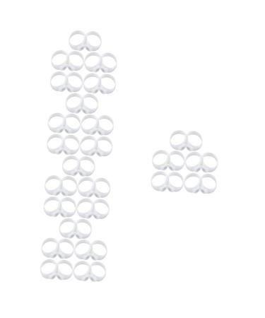 FOMIYES 25 Pairs Toe Ring Toe Covers Travel Acupoint Ring Acupoint Stimulating Cover Toe Use Acupoint Supply Foot Magnetic Ring Toe Acupoint Covers Elastic Band Toe Cover Toe Magnetic Tool