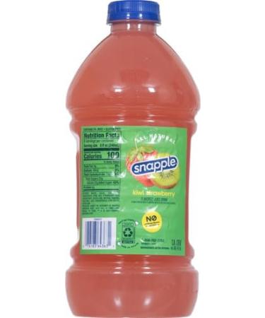 Snapple All Natural Kiwi Strawberry Flavour - Large 1.89 Litre Bottle 64 Fl oz - Buy Online on GoSupps.com