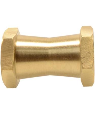 Brass Spigot Short Double Female Stud for Super Clamps | 1/4-20 & 3/8 Threads - Buy Online on GoSupps.com