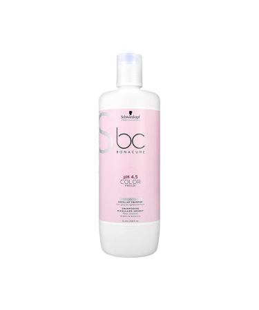 Schwarzkopf BC pH4.5 Color Freeze Micellar Silver Shampoo 1L 33.81 Fl Oz (Pack of 1)