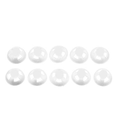 10PCs hearing aid coupling single-storey hearing aid earplug-kit earplugs invisible care hearts ear piece open coupling antistatic soft silicone washable breathable (9mm)