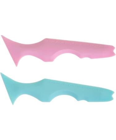 FOMIYES 10 Pcs Silicone Beauty Ruler Eyeliner Pencil Silicone Eyeliner Stencils Eyebrow Guide Stencils Bevel - Buy Online on GoSupps.com