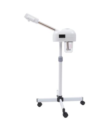 Vapeur pour le visage - Appareil vapeur - Appareil vapeur pour sauna facial - Hydratant - Pour soins du visage - Pour salon maison studio de beaut (blanc) Blanc.