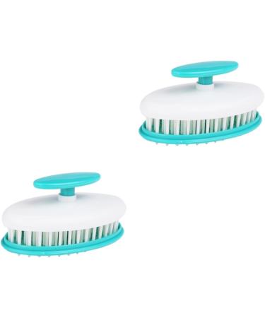 Magiclulu Scalp Massager Hairbrush - 2-Pack Shampoo Brush for Hair Washing & Scalp Care - Green - Buy Online on GoSupps.com
