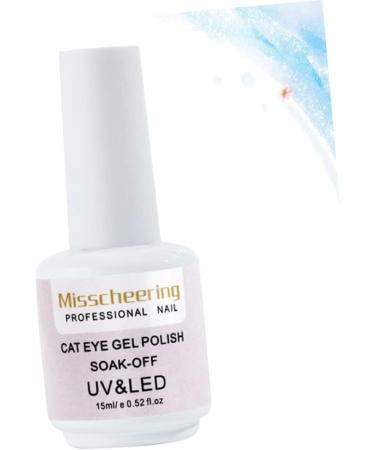 minkissy 1pc Cat Eye Nail Gel Nails Tips Arts Soak off Nail Polish Cat Eye Magnet Gel Home Manicure Product Diy Nail Accessory Uv Magetic Polish Nail Salon Cat Eye Gel Set - Buy Online on GoSupps.com