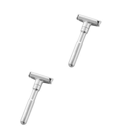 Minkissy 2st safety razor for travel manual safety razor Sofar as it is handling m quinas de afeitar para Hombres shaving nauradoras para hombres double -sided man handle