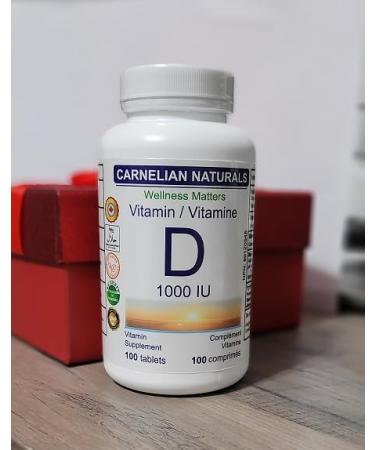 Vitamin D 1000 IU - Sunshine Vitamin for Healthy Immune and Glucose Management - No Preservatives No Artificial Colors or Flavours - Buy Online on GoSupps.com
